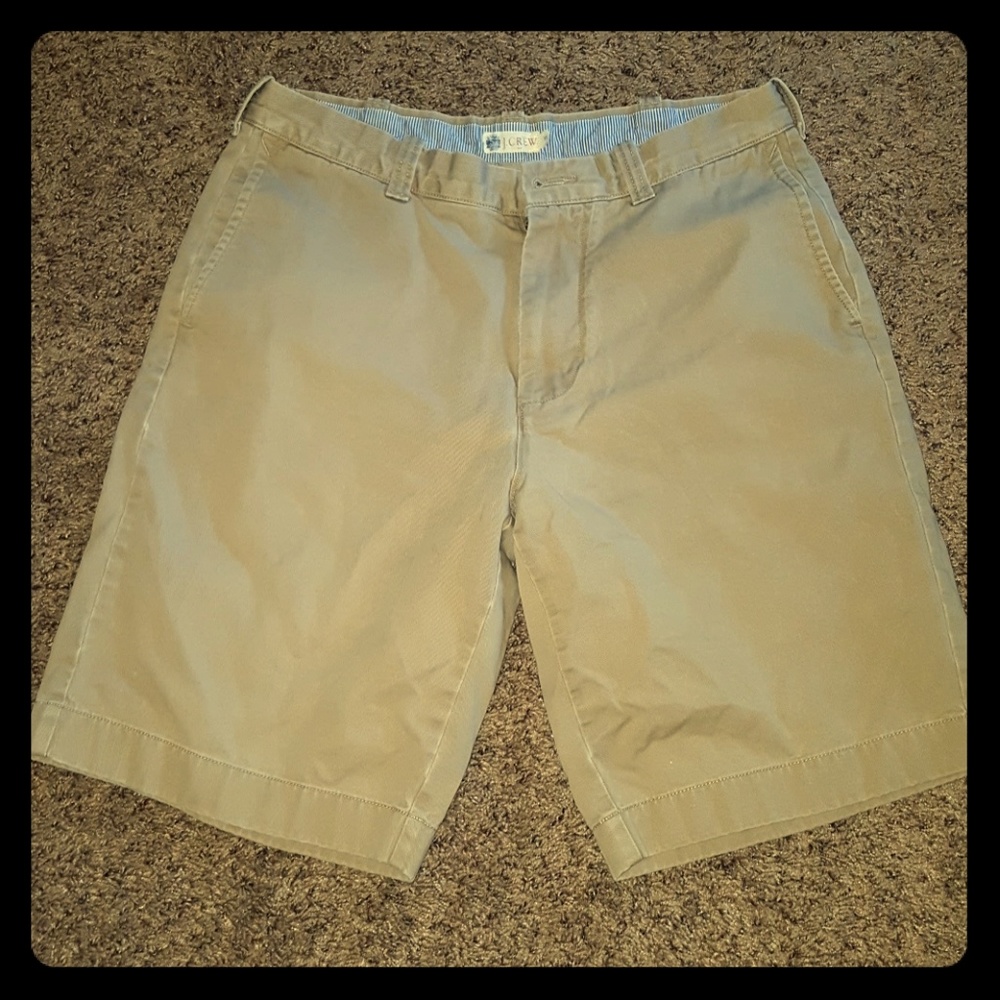 JCrew men's khaki shorts